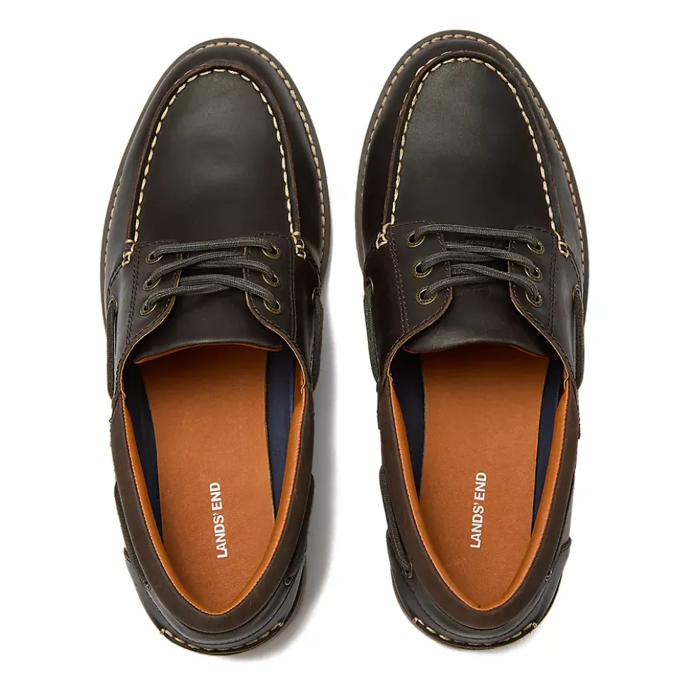 Men's Seaport Leather Lace Up Boat Shoes