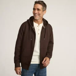 Men's Serious Sweats Full Zip Sherpa Fleece Hoodie
