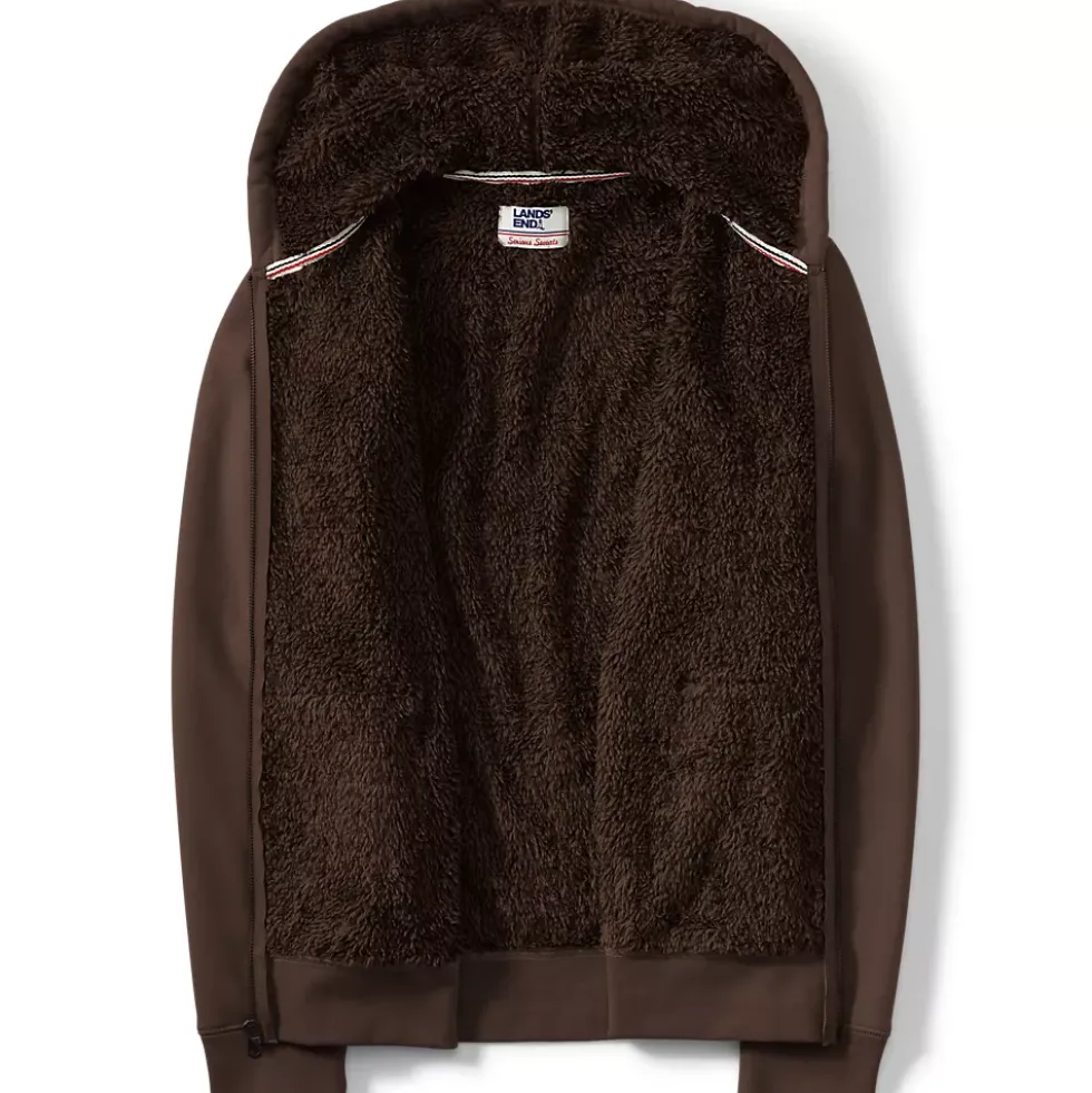 Men's Serious Sweats Full Zip Sherpa Fleece Hoodie