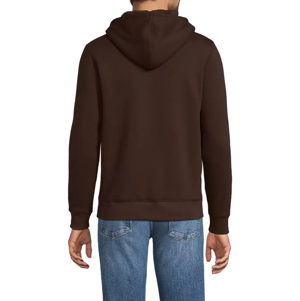 Men's Serious Sweats Full Zip Sherpa Fleece Hoodie