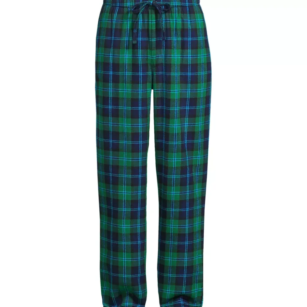 Men's Sherpa Fleece Lined Flannel Pajama Pants