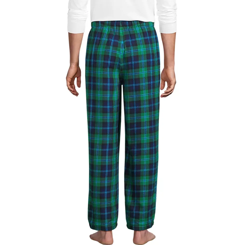 Men's Sherpa Fleece Lined Flannel Pajama Pants
