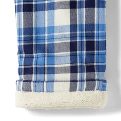 Men's Sherpa Fleece Lined Flannel Pajama Pants