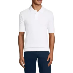 Men's Short Sleeve Banded Bottom Polo Shirt