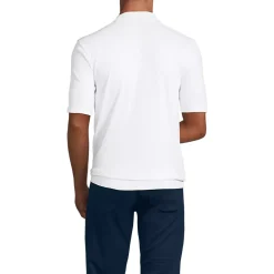 Men's Short Sleeve Banded Bottom Polo Shirt
