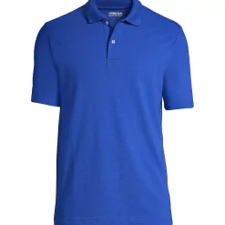 Men's Short Sleeve Basic Mesh Polo Shirt