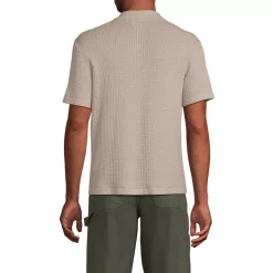 Men's Short Sleeve Camp Collar Sweater Polo