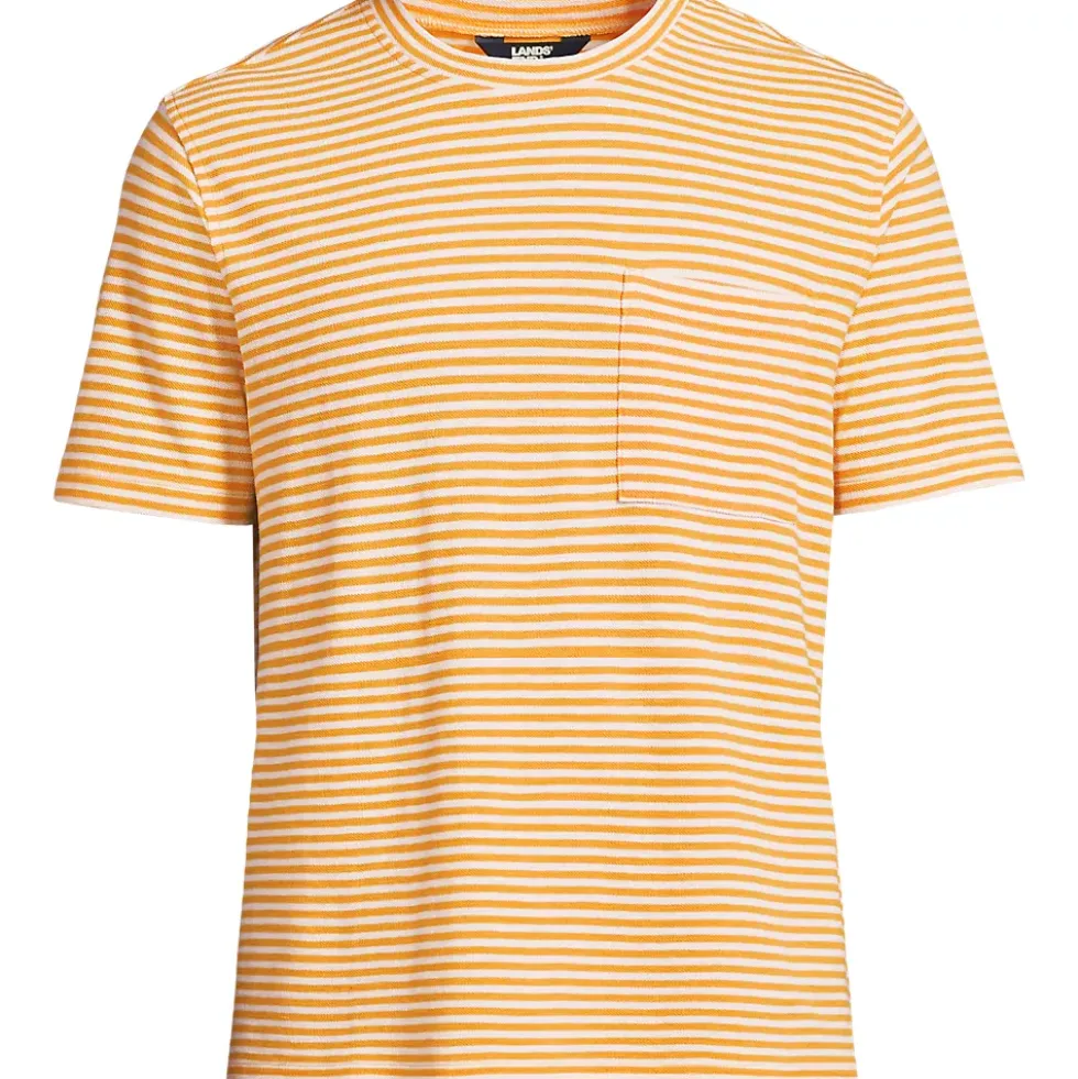 Men's Short Sleeve Cotton Linen Tee