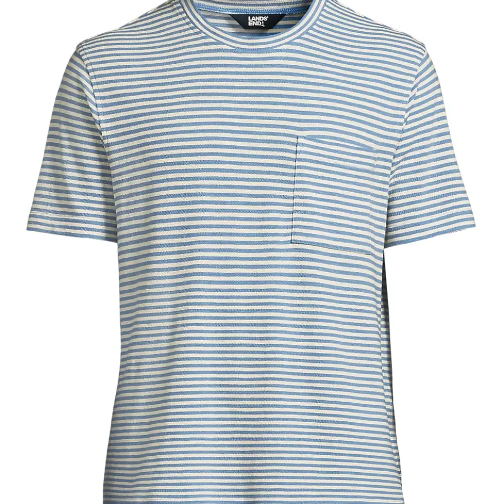 Men's Short Sleeve Cotton Linen Tee