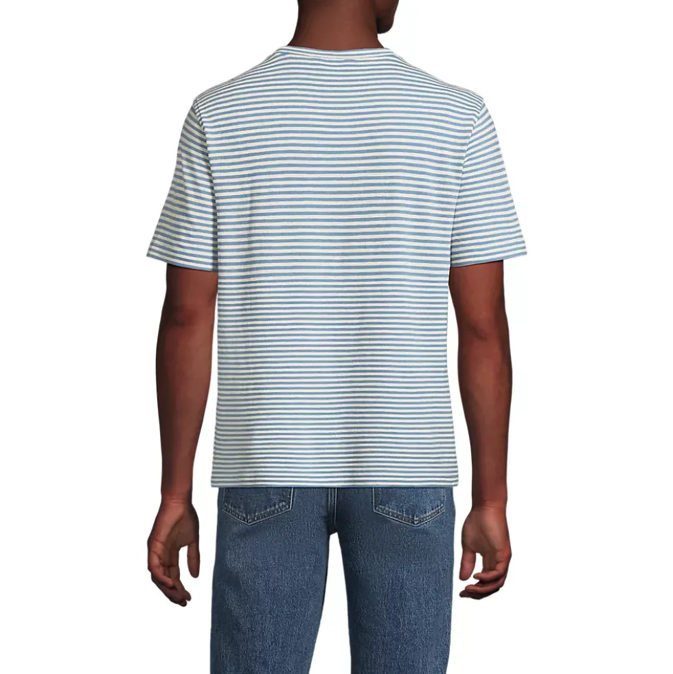 Men's Short Sleeve Cotton Linen Tee