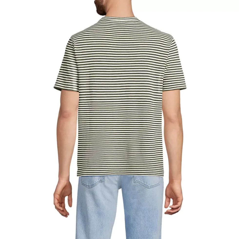 Men's Short Sleeve Cotton Linen Tee