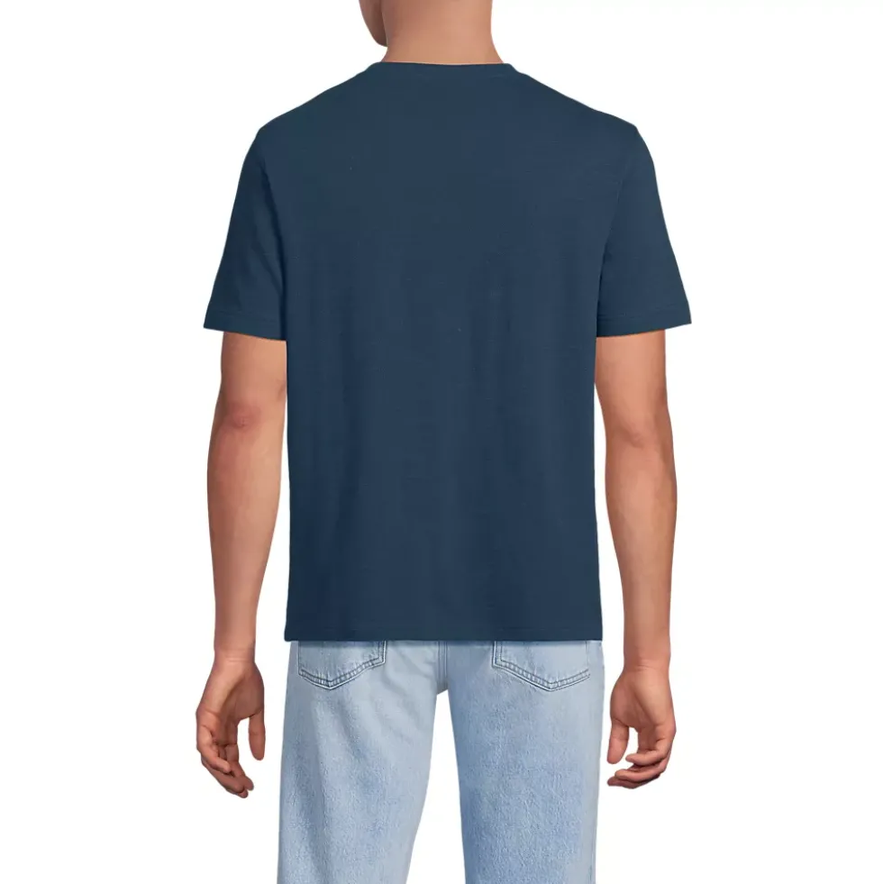 Men's Short Sleeve Cotton Linen Tee