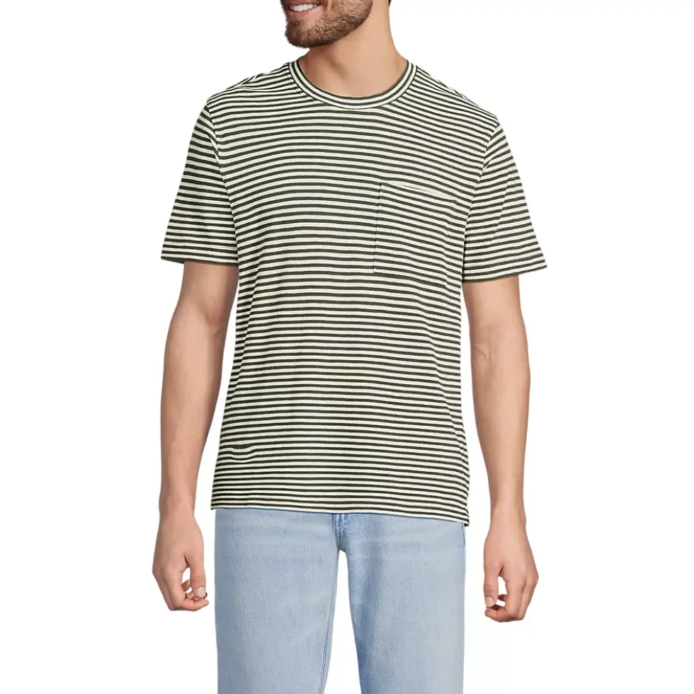 Men's Short Sleeve Cotton Linen Tee