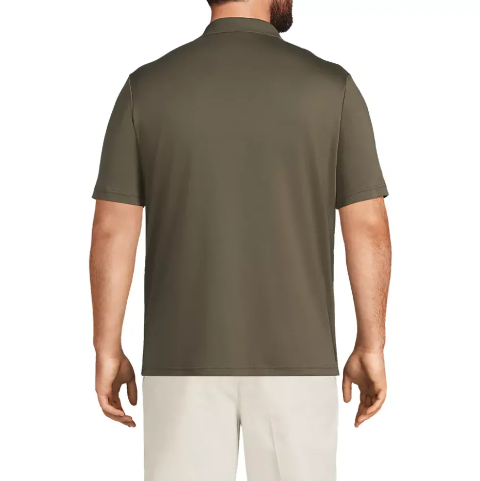 Men's Short Sleeve Cotton Supima Polo Shirt with Pocket