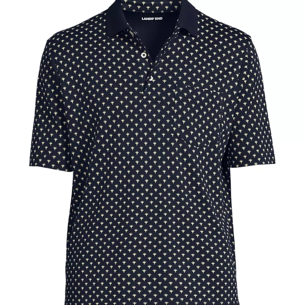 Men's Short Sleeve Cotton Supima Polo Shirt with Pocket