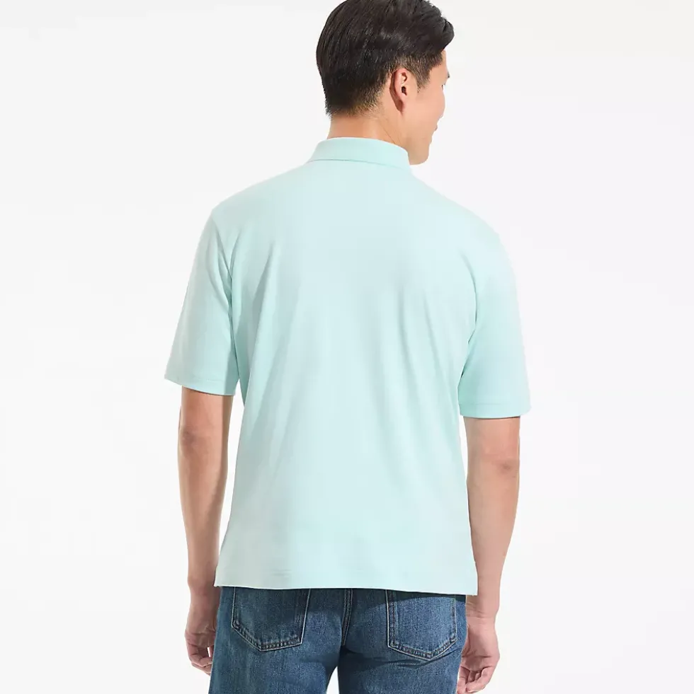 Men's Short Sleeve Cotton Supima Polo Shirt with Pocket