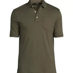 Men's Short Sleeve Cotton Supima Polo Shirt with Pocket