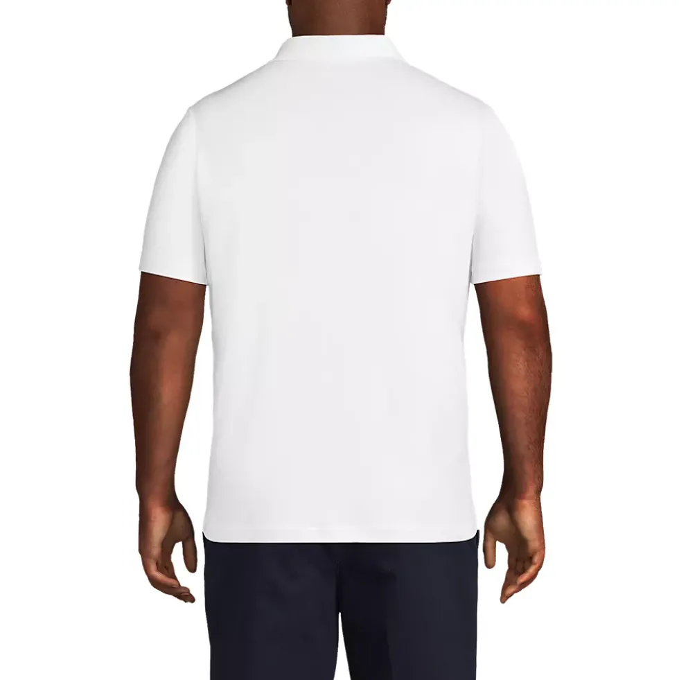 Men's Short Sleeve Cotton Supima Polo Shirt with Pocket