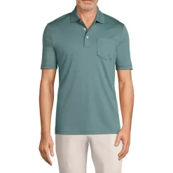 Men's Short Sleeve Cotton Supima Polo Shirt with Pocket