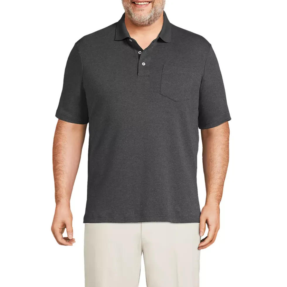 Men's Short Sleeve Cotton Supima Polo Shirt with Pocket
