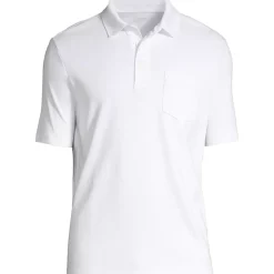Men's Short Sleeve Cotton Supima Polo Shirt with Pocket
