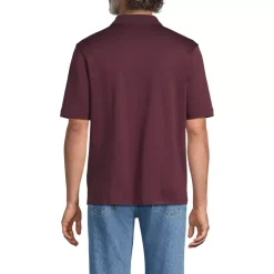 Men's Short Sleeve Cotton Supima Polo Shirt with Pocket