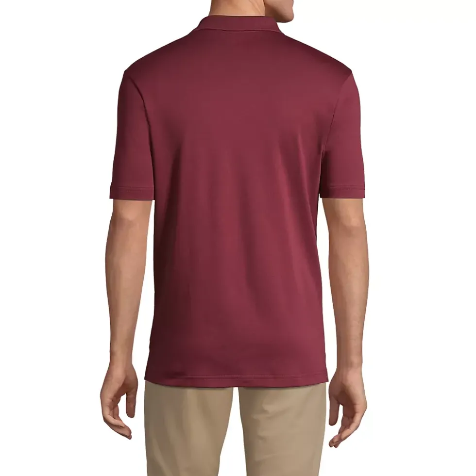 Men's Short Sleeve Cotton Supima Polo Shirt with Pocket