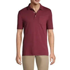 Men's Short Sleeve Cotton Supima Polo Shirt with Pocket