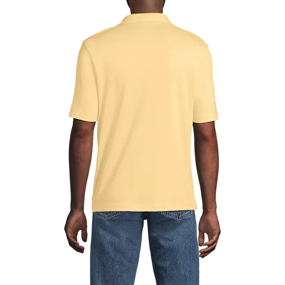 Men's Short Sleeve Cotton Supima Polo Shirt with Pocket