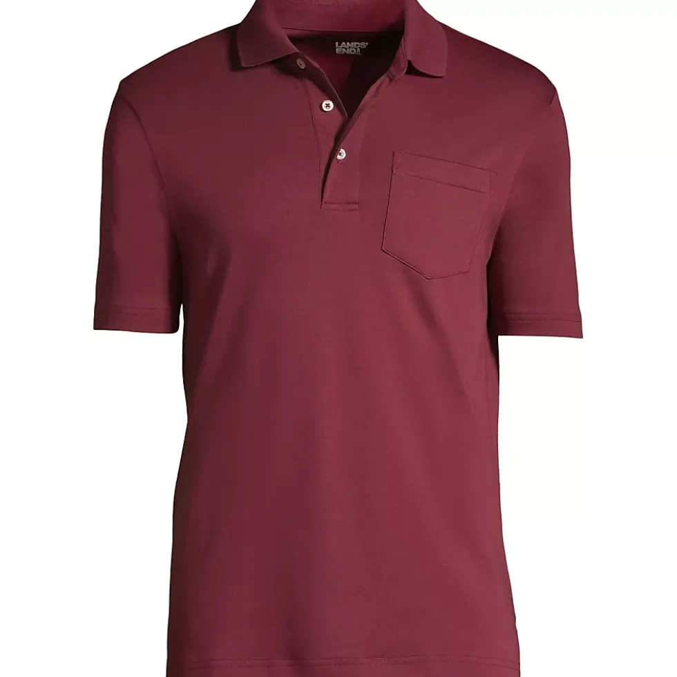 Men's Short Sleeve Cotton Supima Polo Shirt with Pocket