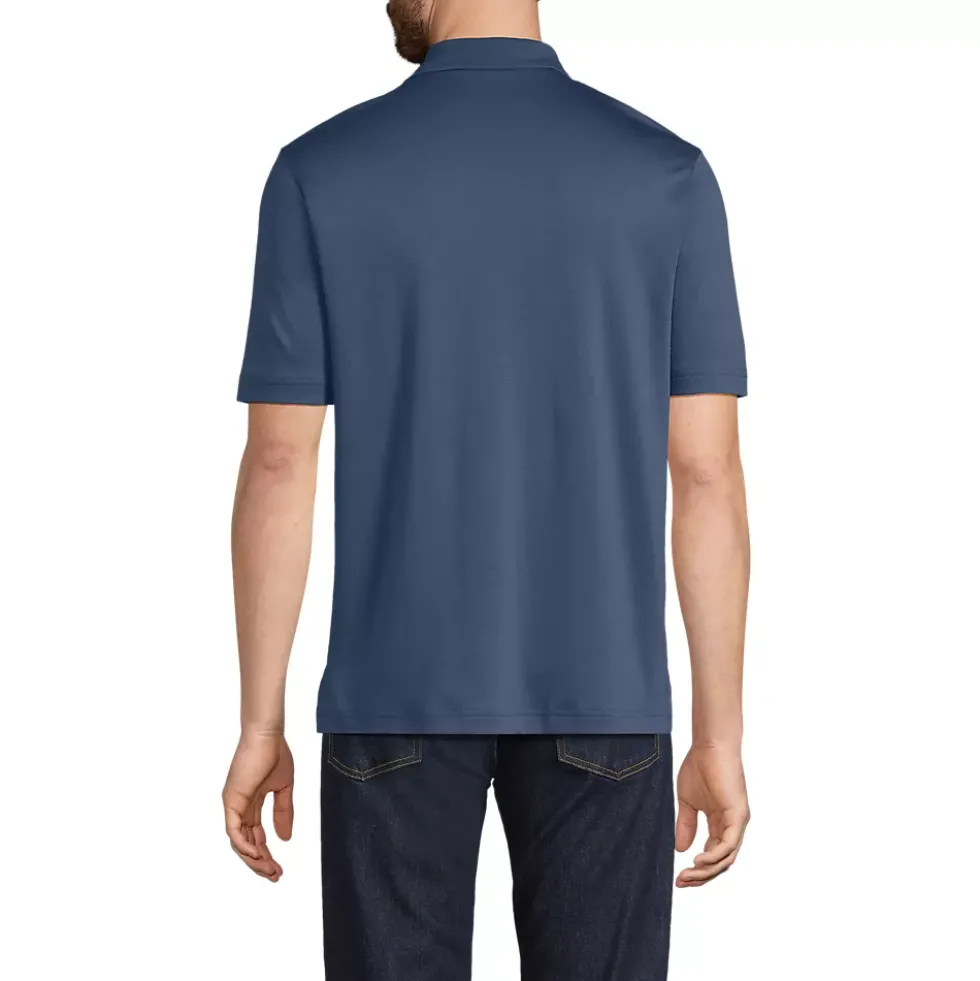 Men's Short Sleeve Cotton Supima Polo Shirt with Pocket