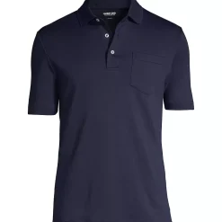 Men's Short Sleeve Cotton Supima Polo Shirt with Pocket