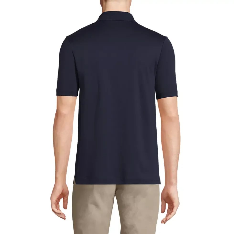 Men's Short Sleeve Cotton Supima Polo Shirt with Pocket