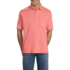 Men's Short Sleeve Cotton Supima Polo Shirt with Pocket