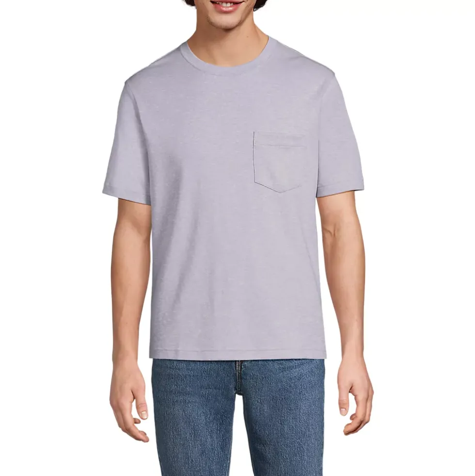 Men's Short Sleeve Cotton Supima Tee With Pocket