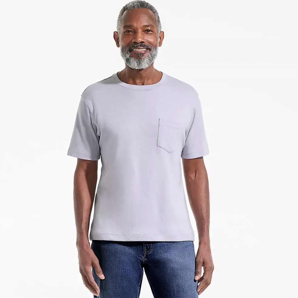 Men's Short Sleeve Cotton Supima Tee With Pocket