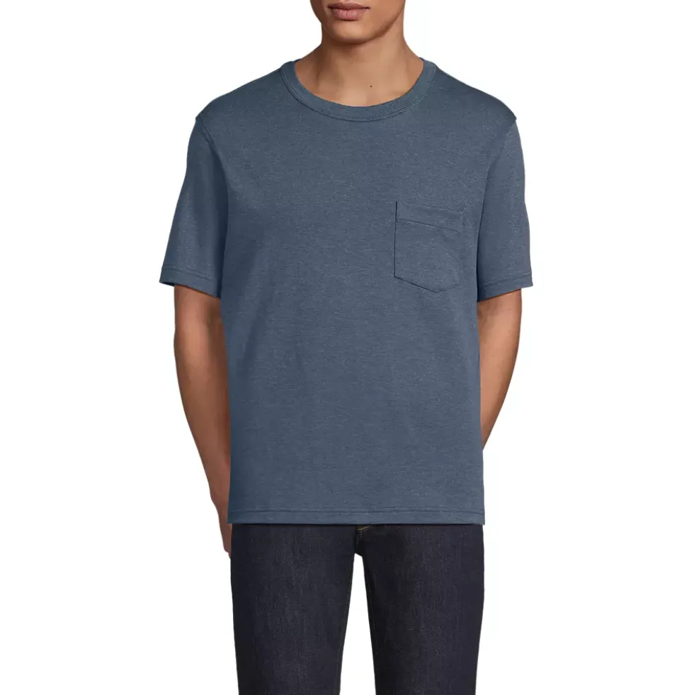 Men's Short Sleeve Cotton Supima Tee With Pocket
