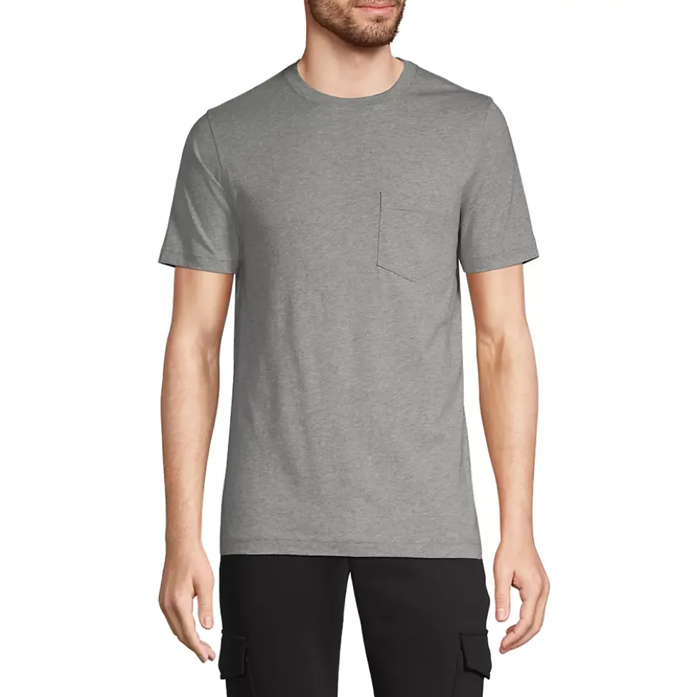 Men's Short Sleeve Cotton Supima Tee With Pocket
