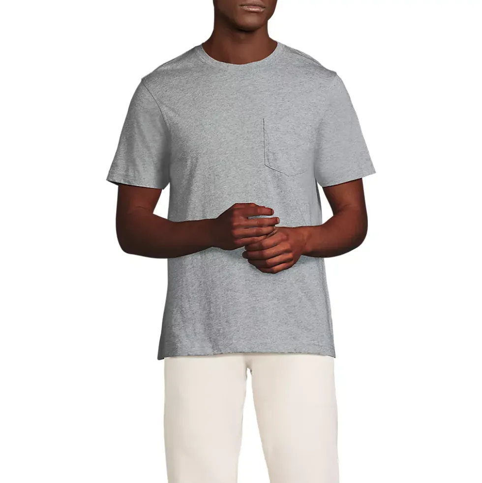 Men's Short Sleeve Cotton Supima Tee With Pocket