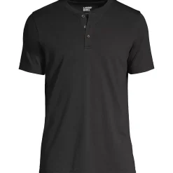 Men's Short Sleeve Cotton Supima Jersey Henley
