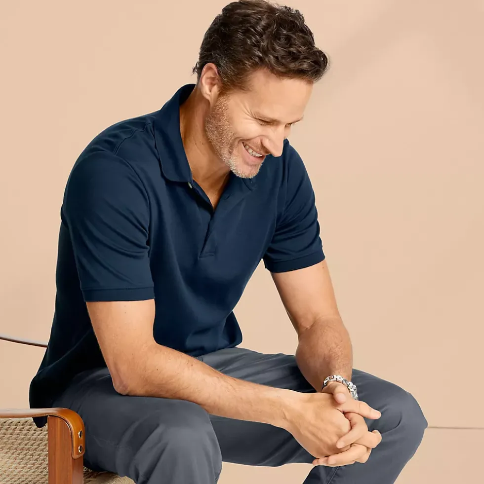 Men's Short Sleeve Cotton Supima Polo Shirt