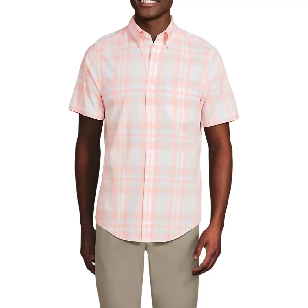 Men's Short Sleeve Essential Lightweight Poplin