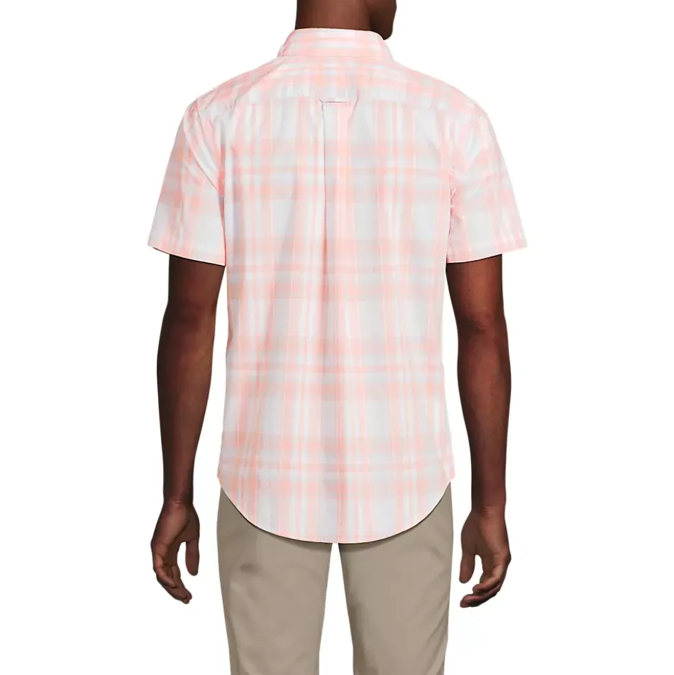 Men's Short Sleeve Essential Lightweight Poplin
