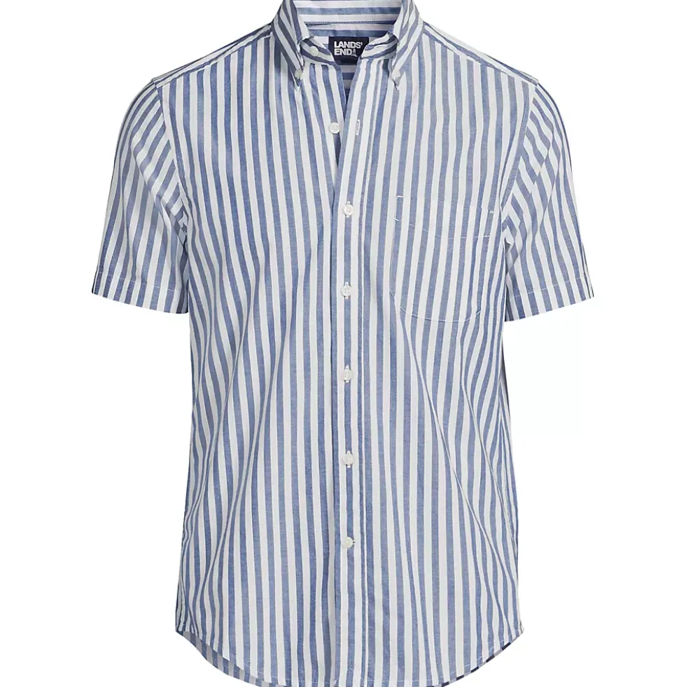 Men's Short Sleeve Essential Lightweight Poplin