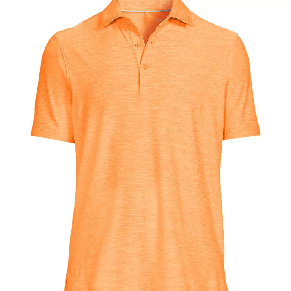 Men's Short Sleeve Flex Performance Pieced Yoke Polo