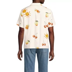 Men's Short Sleeve Hawaiian Camp Collar Shirt