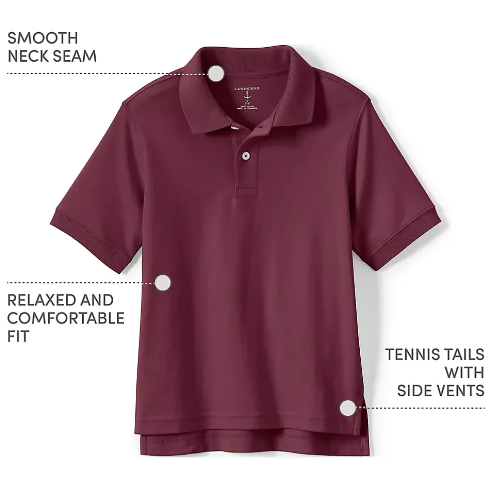 Men's Short Sleeve Interlock Polo Shirt