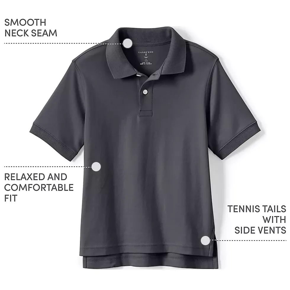 Men's Short Sleeve Interlock Polo Shirt