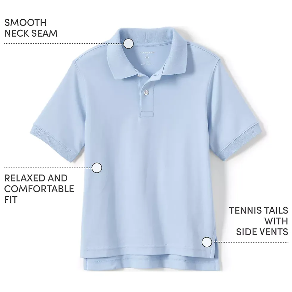 Men's Short Sleeve Interlock Polo Shirt