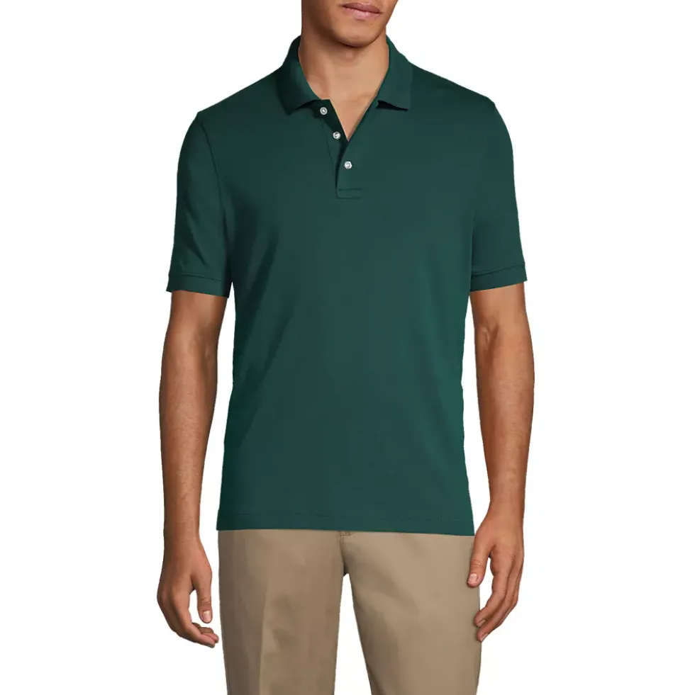 Men's Short Sleeve Interlock Polo Shirt